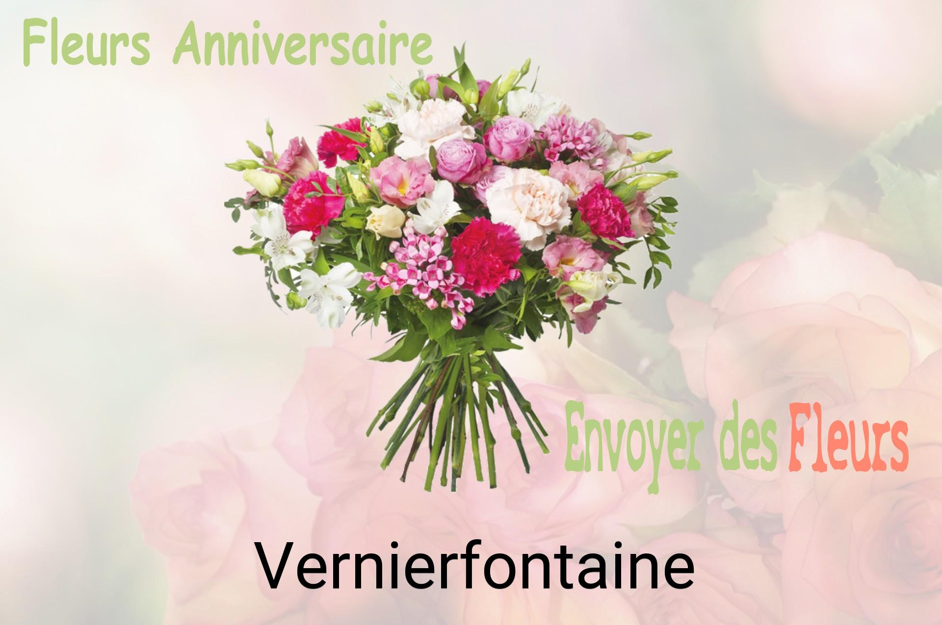 Bouquet de fleurs d’anniversaire livré à Vernierfontaine