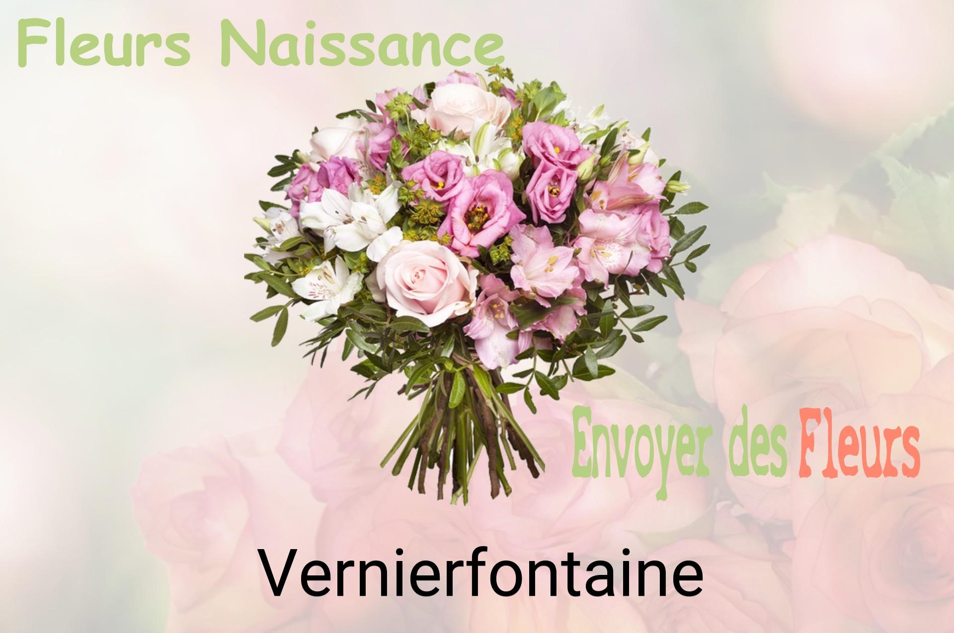 Bouquet de fleurs de naissance livré à Vernierfontaine